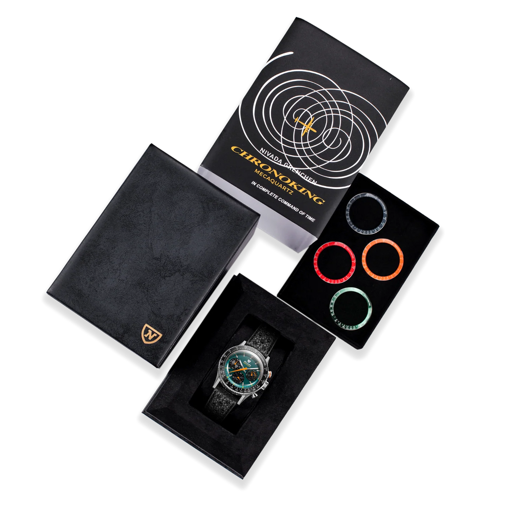Nivada Grenchen CHRONOKING MECAQUARTZ RACING GREEN
