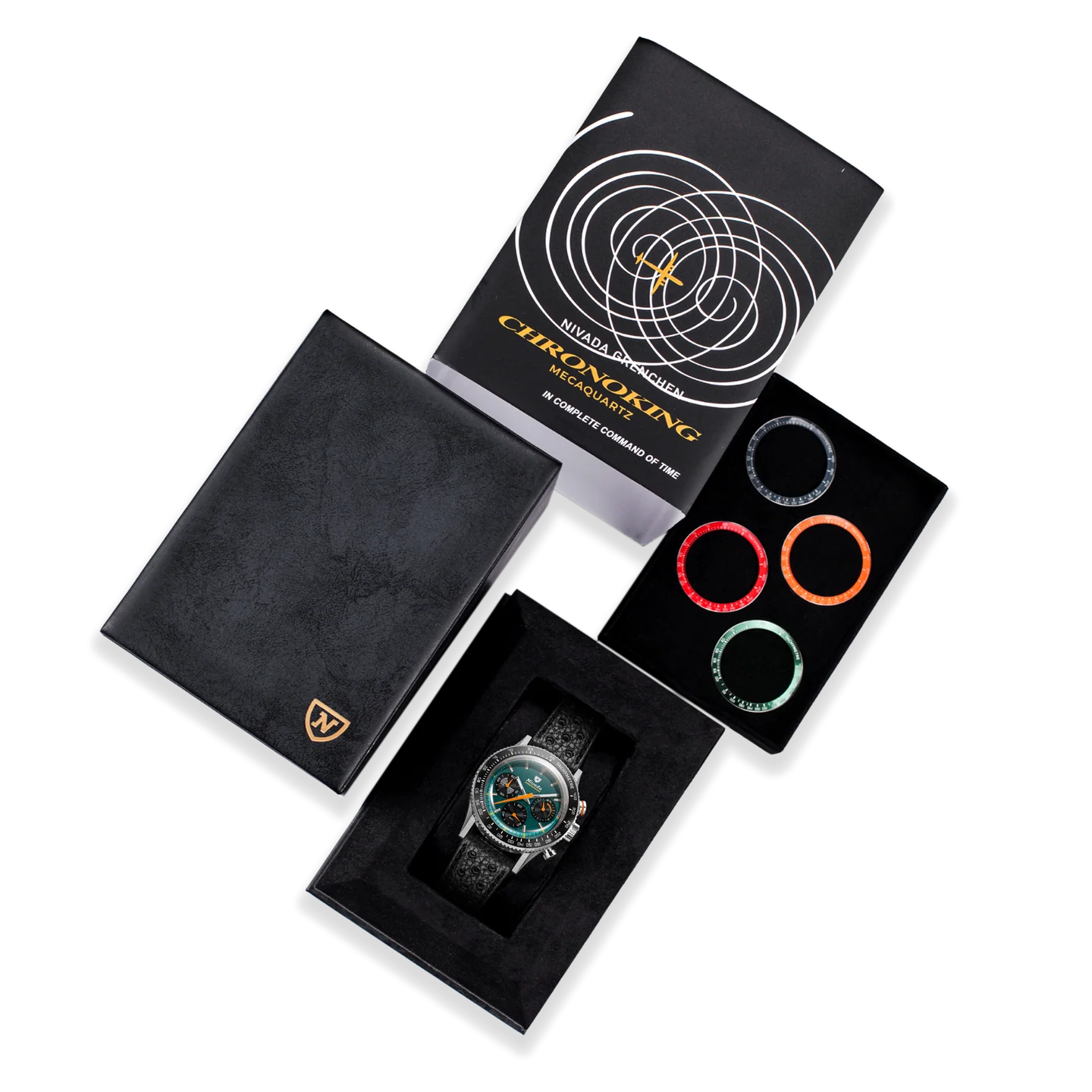 Nivada Grenchen CHRONOKING MECAQUARTZ RACING GREEN