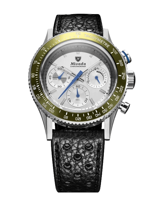 Nivada Grenchen Chronoking Mecaquartz Racing Grey