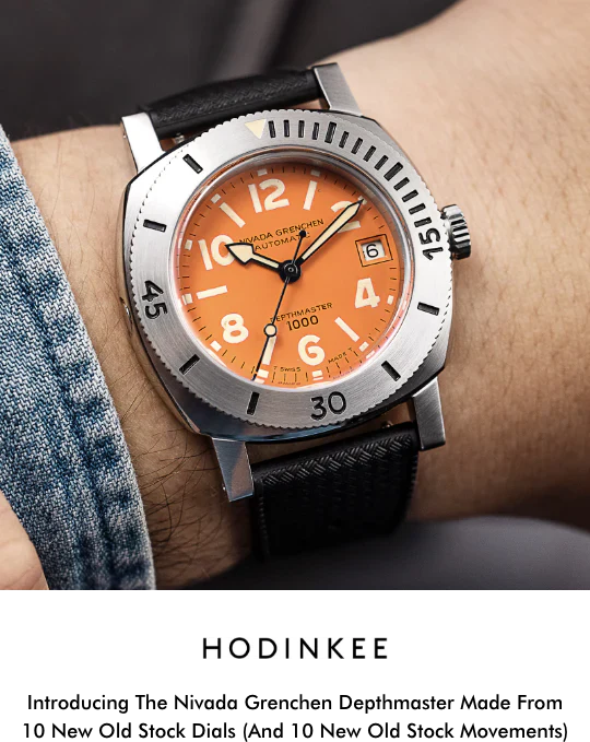 Nivada Grenchen Orange Depthmaster - 39mm