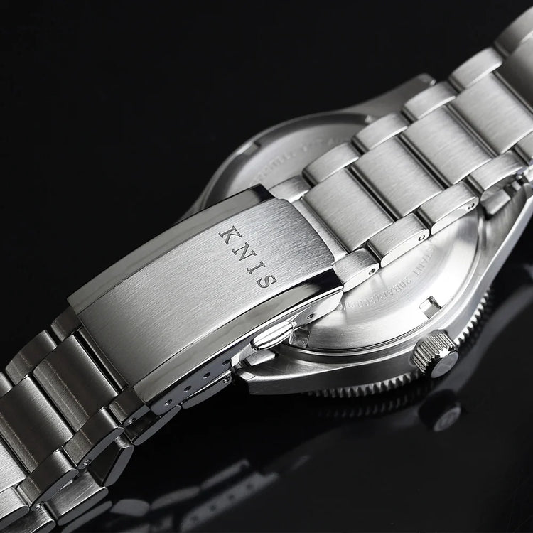 KNIS GMT Automatic Divers Watch Blue / Stainless Steel Bracelet (KN007-BL)
