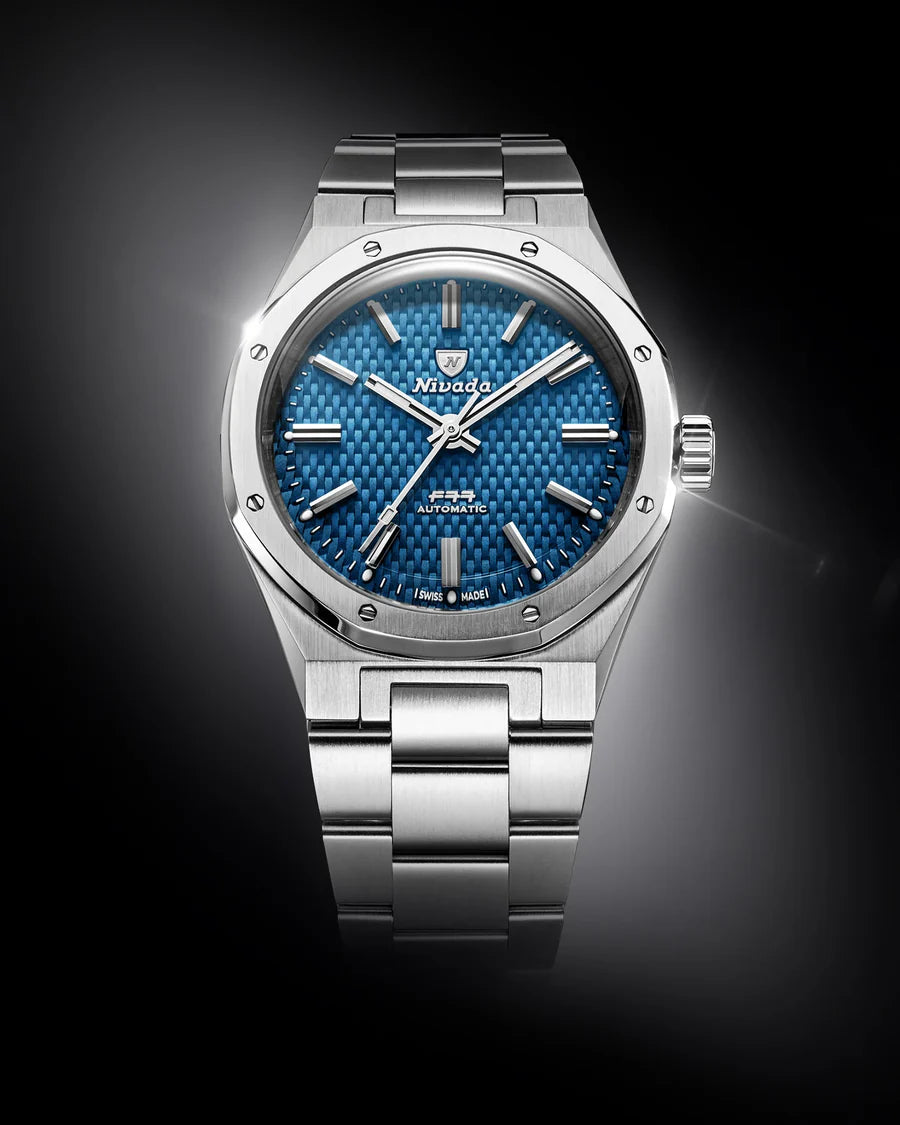 Nivada Grenchen F77 SST Blue MK2 - 38MM