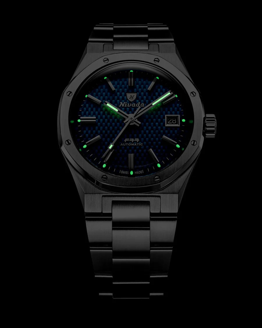 Nivada Grenchen F77 SST Blue MK2 - 38MM