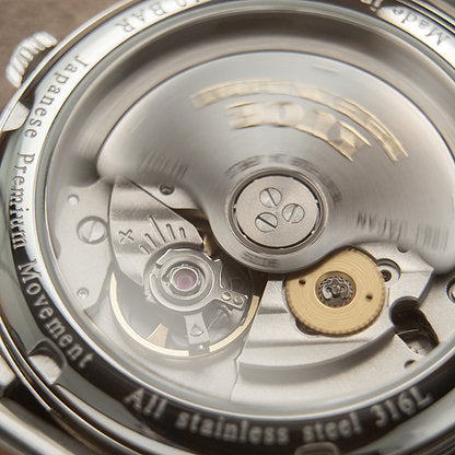 Kuoe Royal Smith  90-006 Large - 39mm Silver Case Black Dial