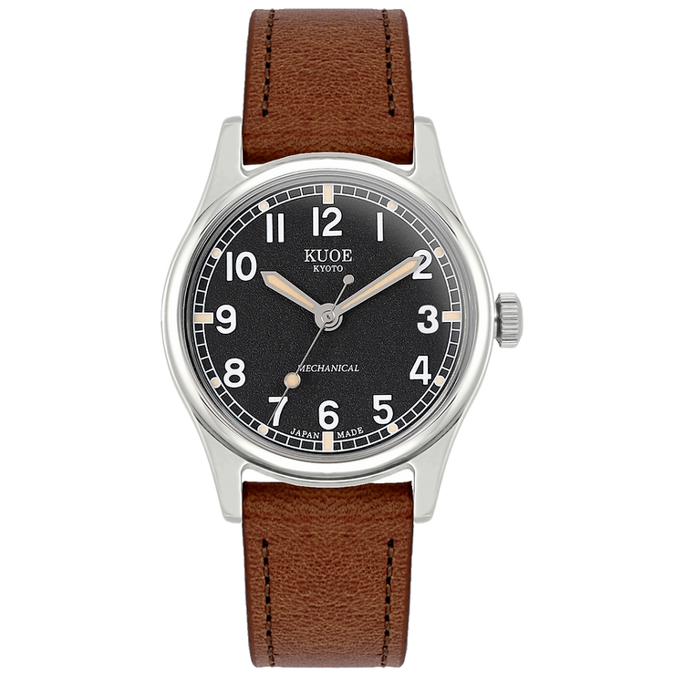 Kuoe Old Smith 90-002 Automatic, Black Dial with Swiss Super-LumiNova