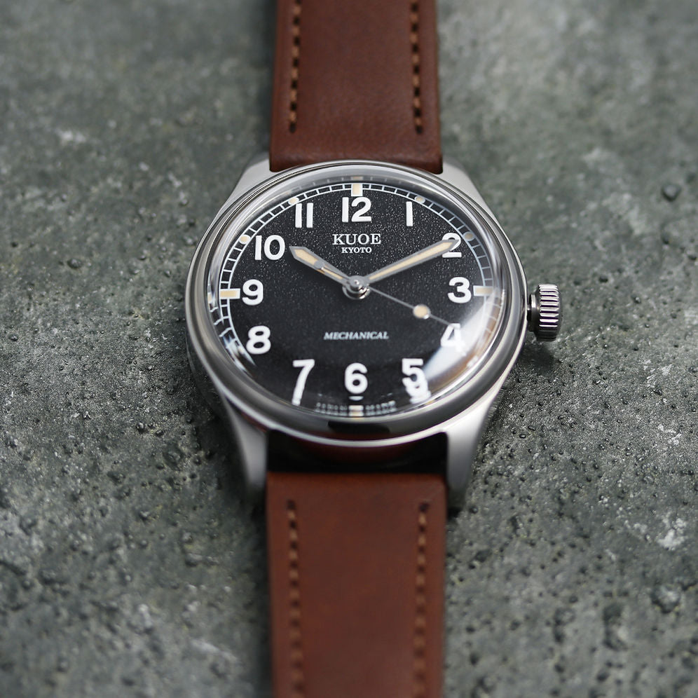 Kuoe Old Smith 90-002 Automatic, Black Dial with Swiss Super-LumiNova