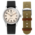 Kuoe Old Smith 90-002 Automatic, Ivory Dial with Swiss Super-LumiNova