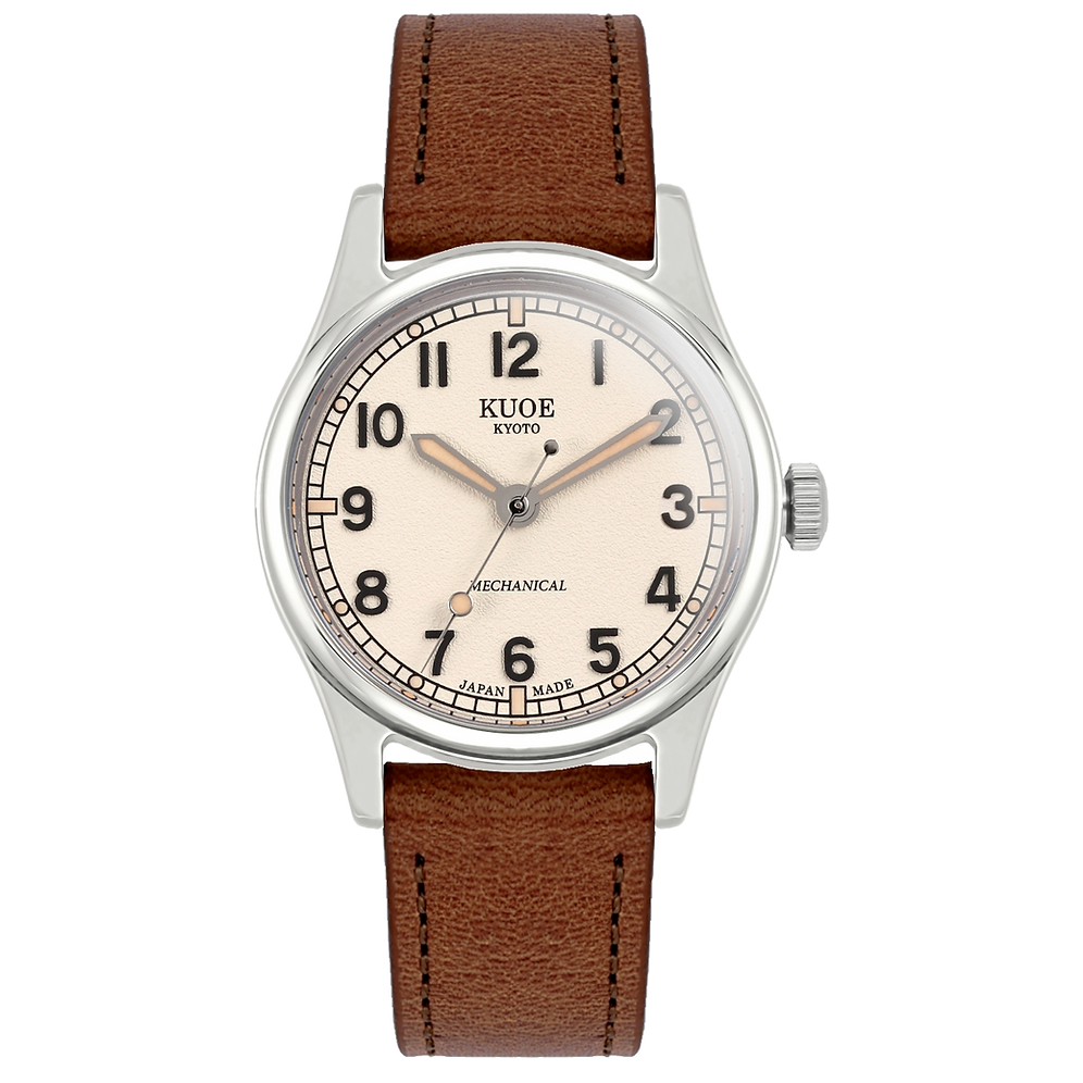 Kuoe Old Smith 90-002 Automatic, Ivory Dial with Swiss Super-LumiNova