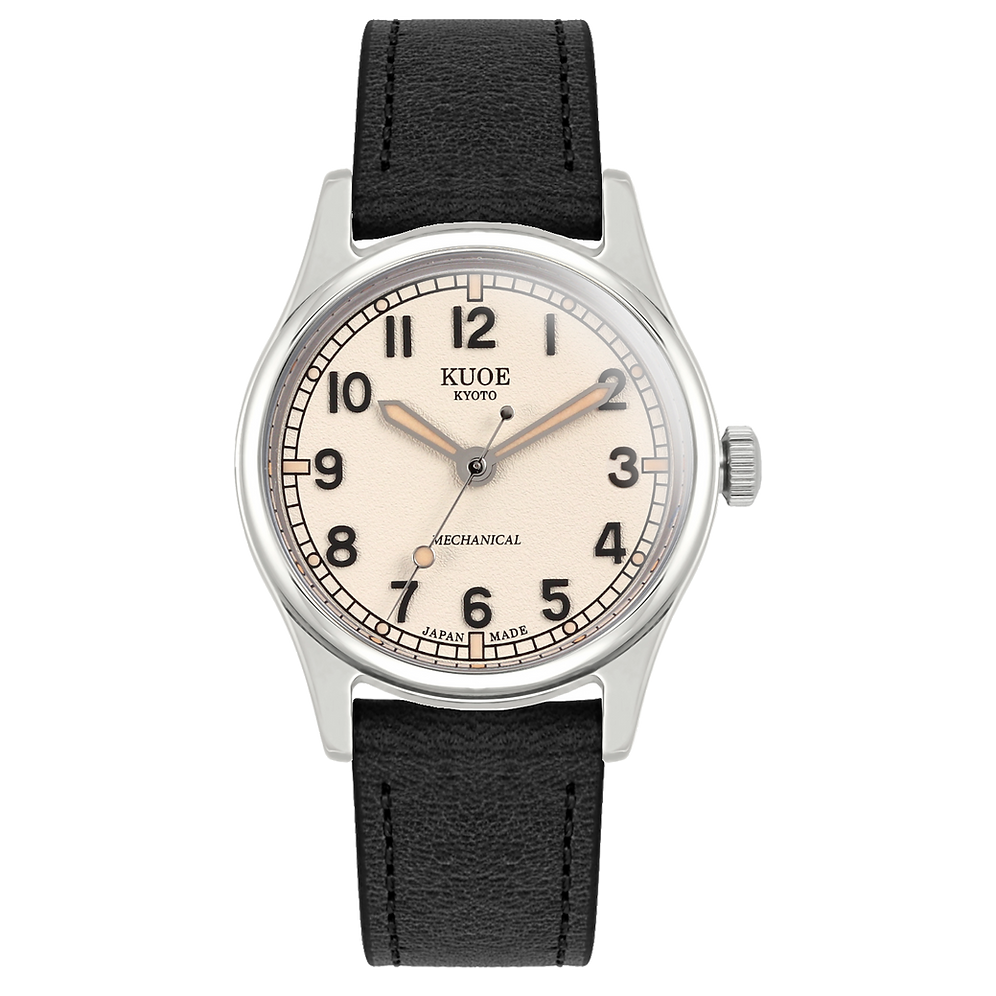 Kuoe Old Smith 90-002 Automatic, Ivory Dial with Swiss Super-LumiNova