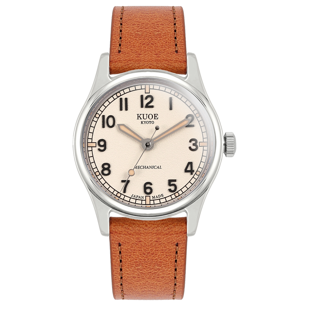 Kuoe Old Smith 90-002 Automatic, Ivory Dial with Swiss Super-LumiNova