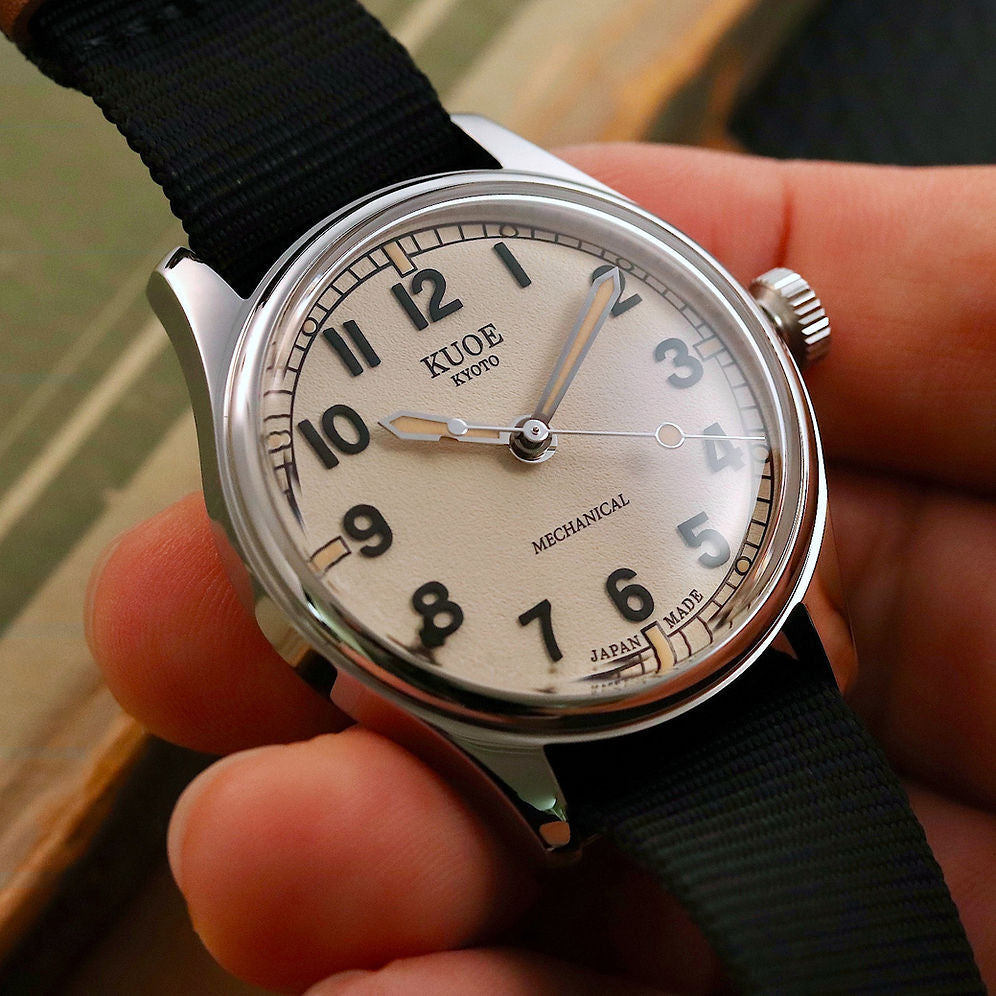 Kuoe Old Smith 90-002 Automatic, Ivory Dial with Swiss Super-LumiNova