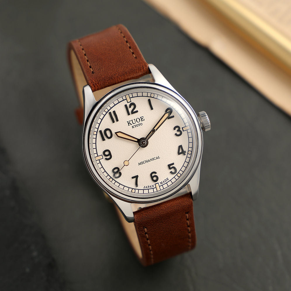 Kuoe Old Smith 90-002 Automatic, Ivory Dial with Swiss Super-LumiNova
