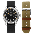 Kuoe Old Smith 90-002 Large - 38mm Automatic No-Date (Black Dial)