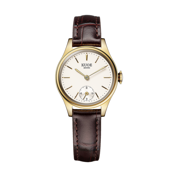 Kuoe Holborn 90-003 Gold Case with Gold Hands, Women's Watch - Stick Indices
