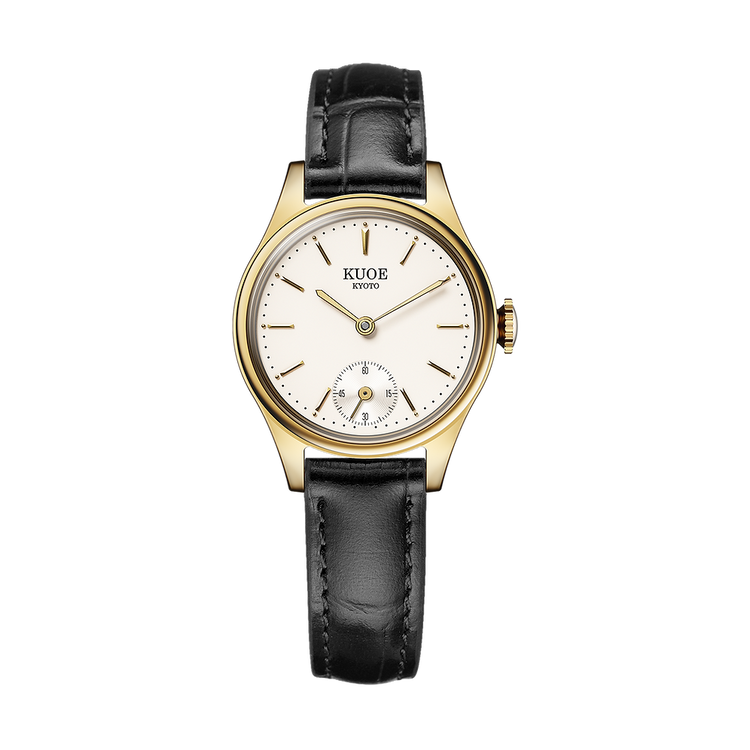 Kuoe Holborn 90-003 Gold Case with Gold Hands, Women's Watch - Stick Indices