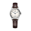 Kuoe Holborn 90-003 Silver Case with Blue Hands, Women's Watch - Arabic Indices