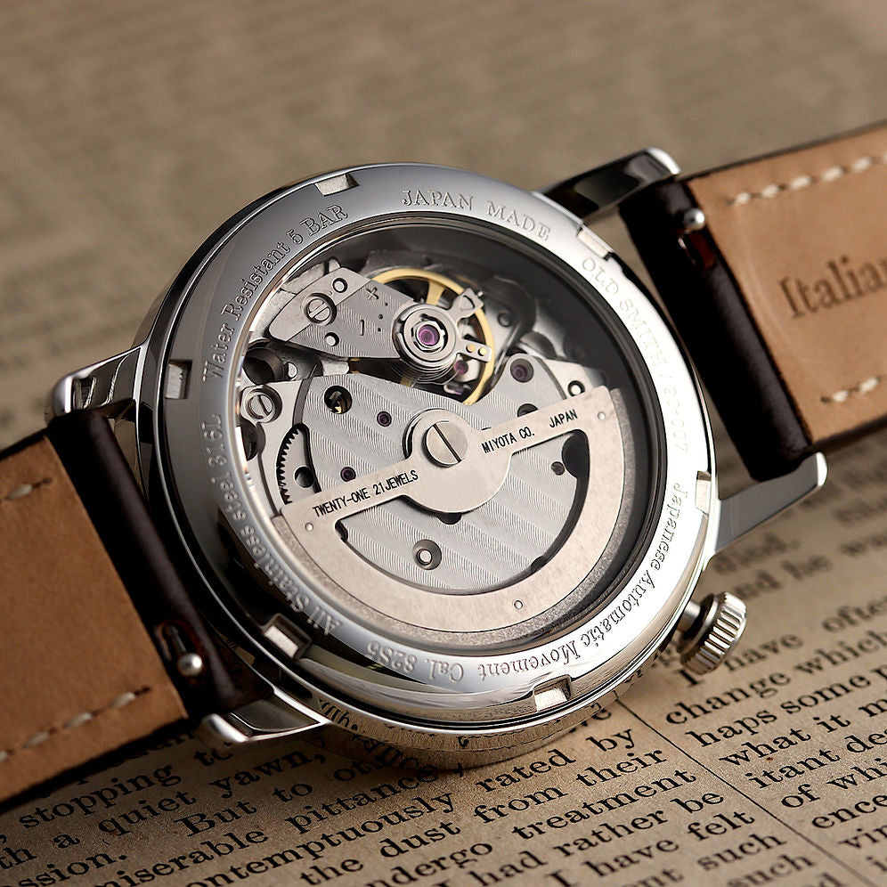 Kuoe Old Smith 90-007 Automatic Blued Steel Hands