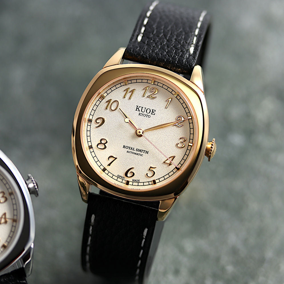 Kuoe Royal Smith 90-008 Gold Case with Gold Indices