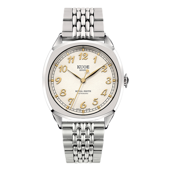 Kuoe Royal Smith 90-008 Silver / Gold with Stainless Steel Bracelet