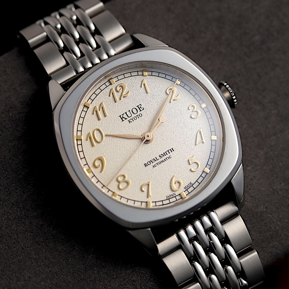Kuoe Royal Smith 90-008 Silver / Gold with Stainless Steel Bracelet