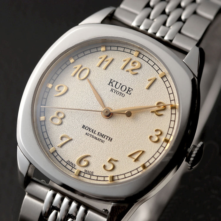 Kuoe Royal Smith 90-008 Silver / Gold with Stainless Steel Bracelet