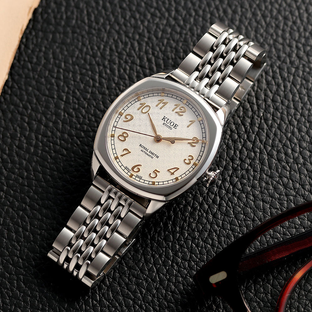Kuoe Royal Smith 90-008 Silver / Gold with Stainless Steel Bracelet