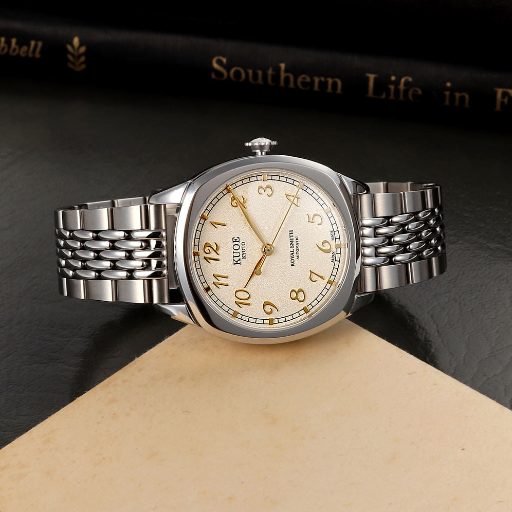 Kuoe Royal Smith 90-008 Silver / Gold with Stainless Steel Bracelet