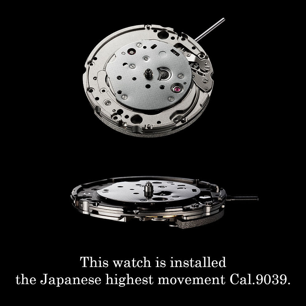 Kuoe Royal Smith 90-008 Silver Case with Silver Indices