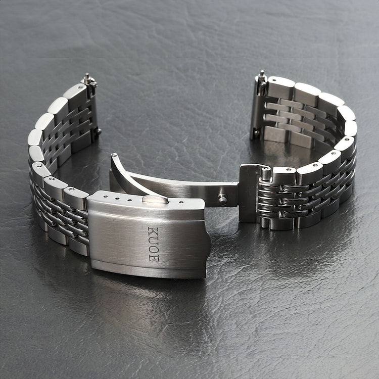 Kuoe Royal Smith 90-008 Silver / Gold with Stainless Steel Bracelet
