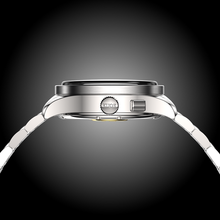Kuoe Royal Smith 90-010 Automatic Ivory x Grainy Finish Dial
