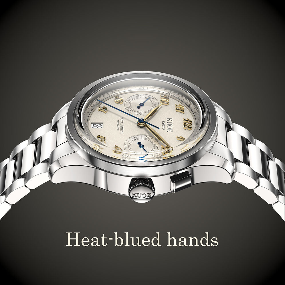Kuoe Royal Smith 90-010 Automatic Ivory x Grainy Finish Dial