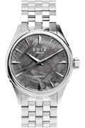 KNIS Meteorite Made in Japan Automatic Watch Men's Silver KN001-MT
