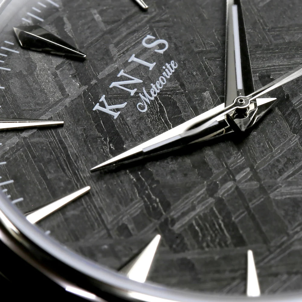 KNIS Meteorite Made in Japan Automatic Watch Men's Black KN001-MTBK