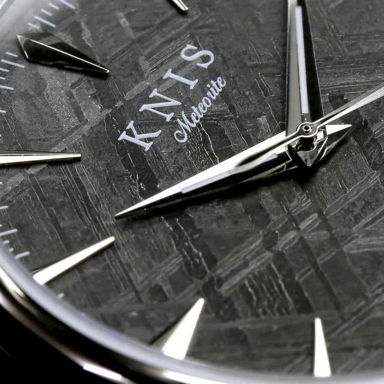 KNIS Meteorite Made in Japan Automatic Watch Men's Black KN001-MTBK