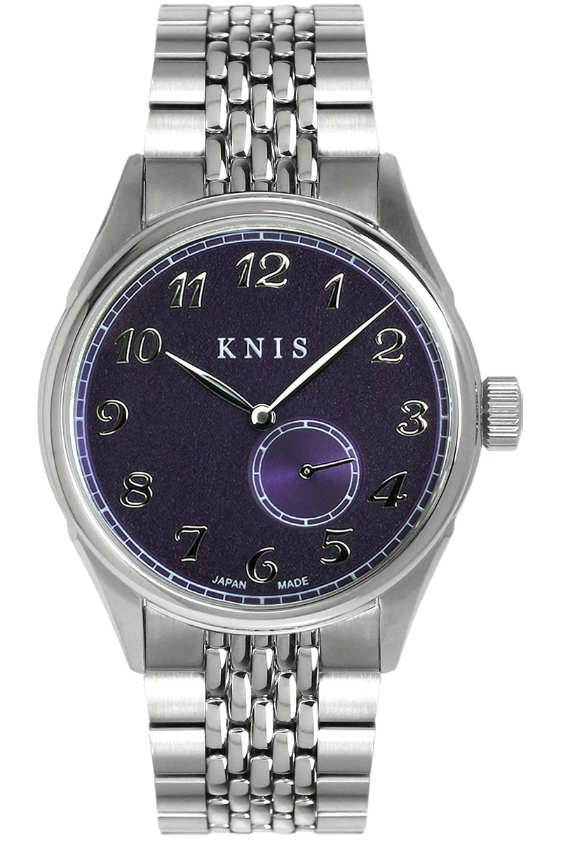 KNIS KODOU Small Seconds Automatic - Purple / Stainless Steel Bracelet (KN009-PPRC)