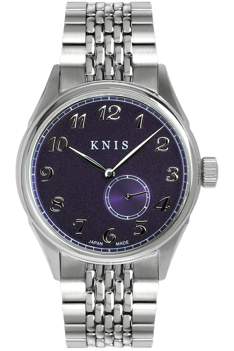 KNIS KODOU Small Seconds Automatic - Purple / Stainless Steel Bracelet (KN009-PPRC)