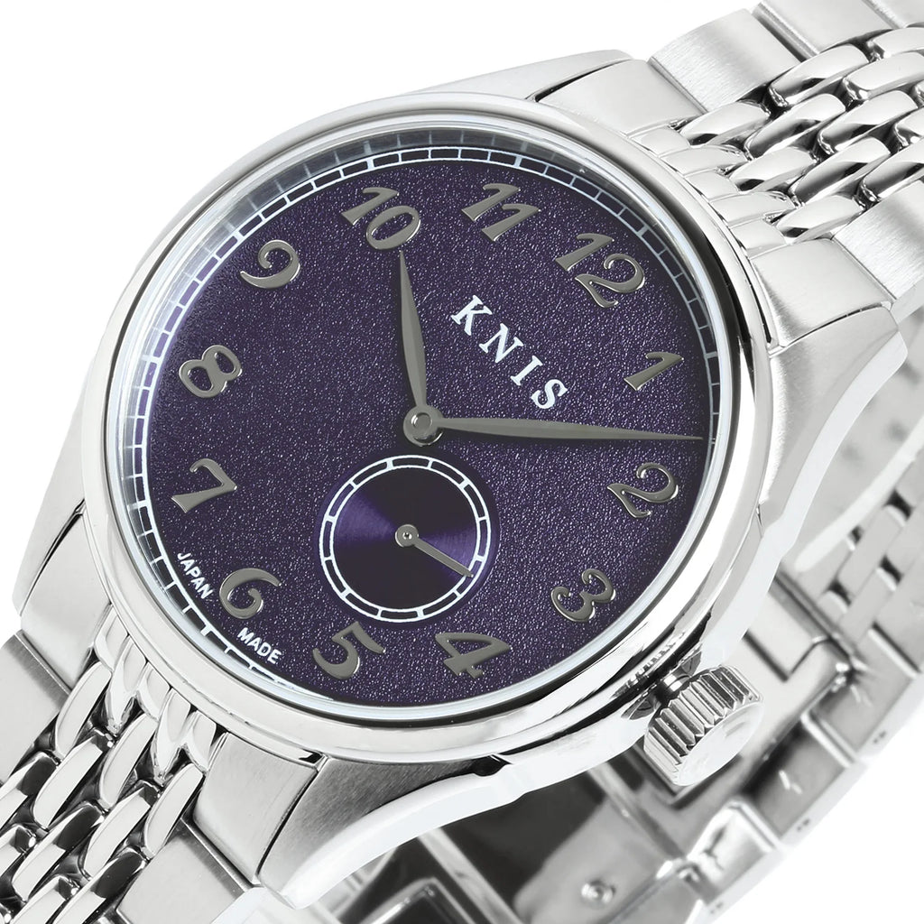 KNIS KODOU Small Seconds Automatic - Purple / Stainless Steel Bracelet (KN009-PPRC)