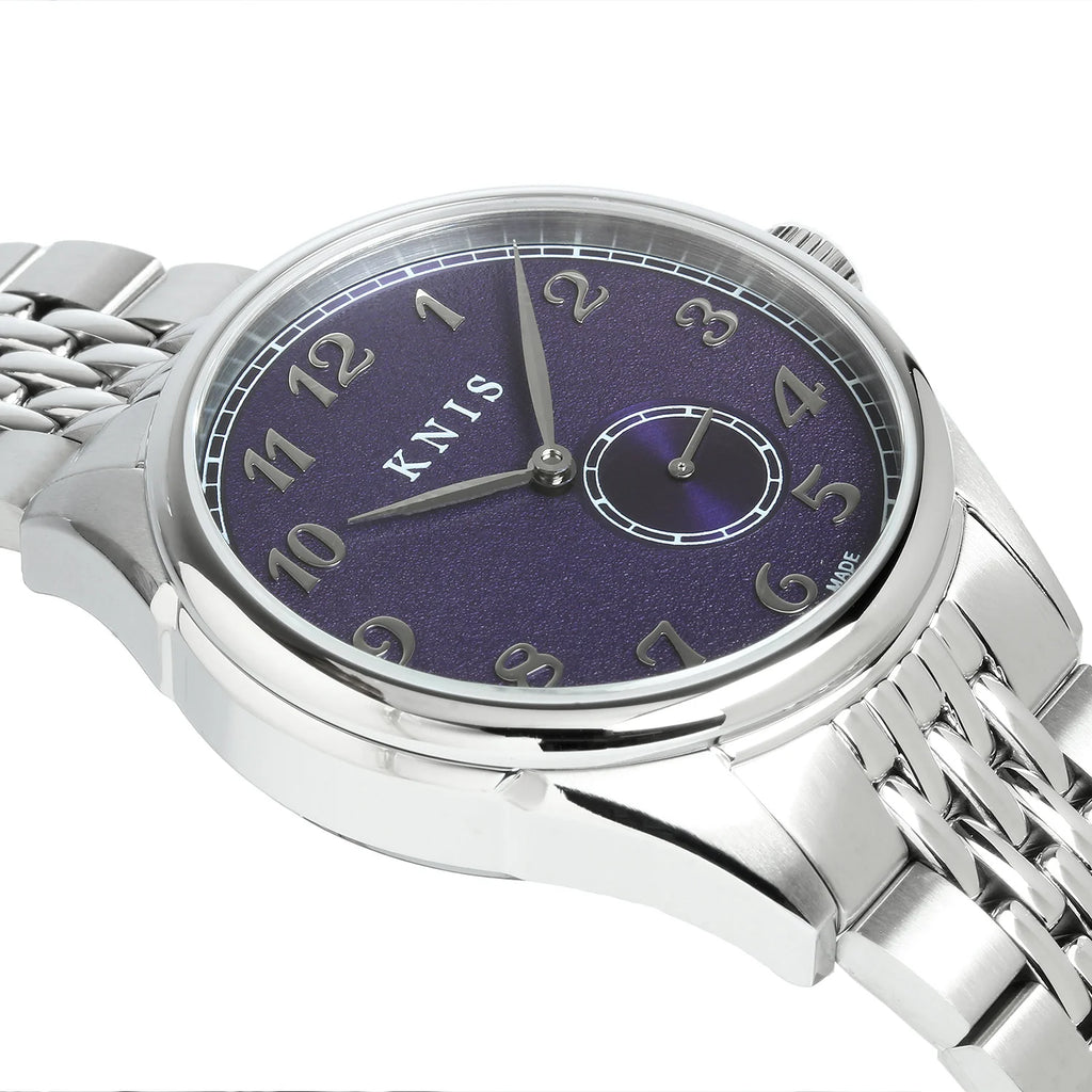 KNIS KODOU Small Seconds Automatic - Purple / Stainless Steel Bracelet (KN009-PPRC)