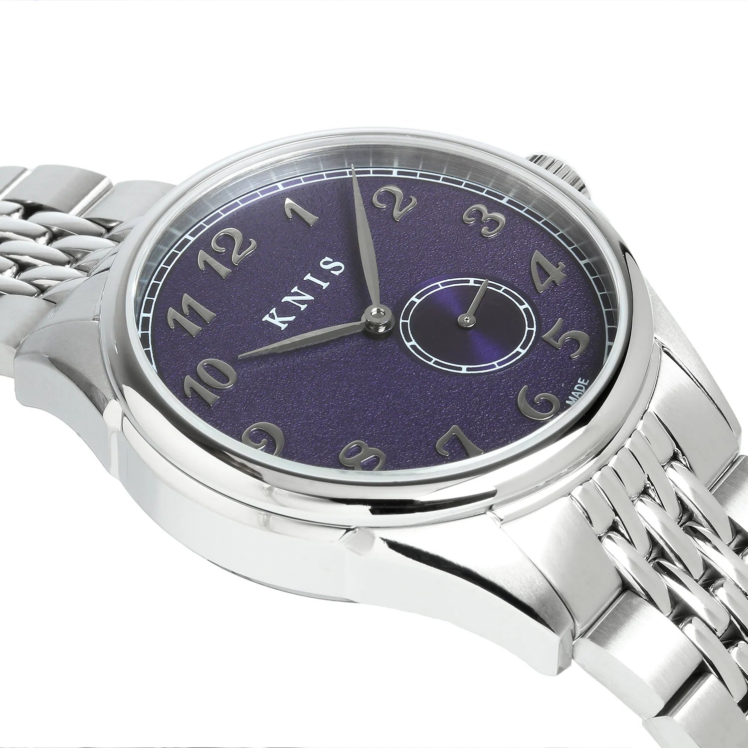 KNIS KODOU Small Seconds Automatic - Purple / Stainless Steel Bracelet (KN009-PPRC)