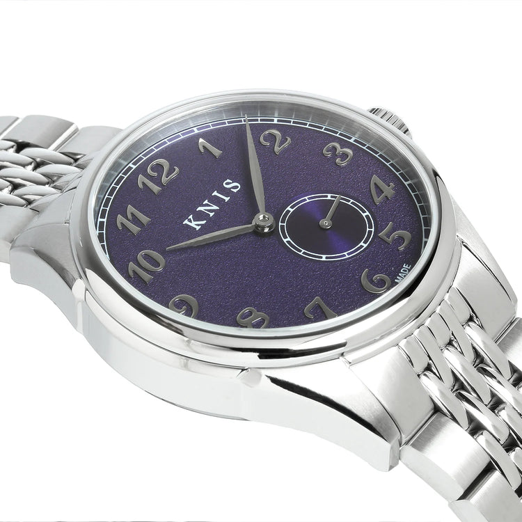 KNIS KODOU Small Seconds Automatic - Purple / Stainless Steel Bracelet (KN009-PPRC)