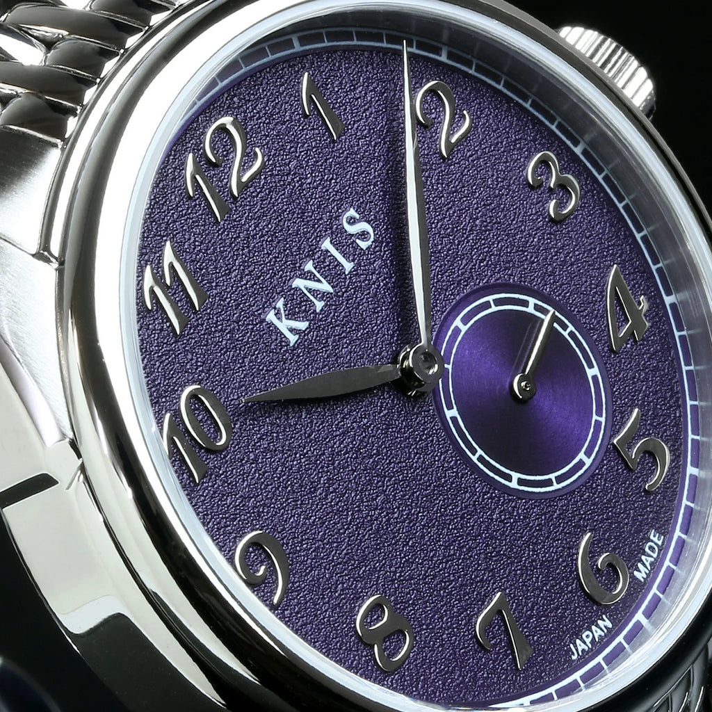 KNIS KODOU Small Seconds Automatic - Purple / Stainless Steel Bracelet (KN009-PPRC)