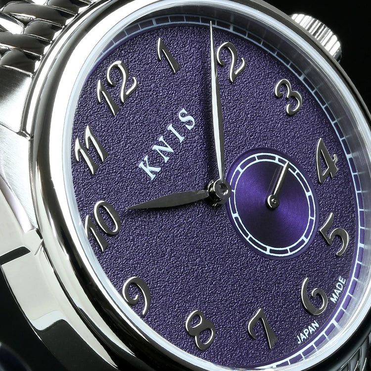 KNIS KODOU Small Seconds Automatic - Purple / Stainless Steel Bracelet (KN009-PPRC)