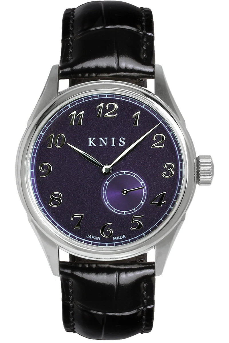 KNIS KODOU Small Seconds Automatic - Purple / Black Leather Strap (KN009-PPBKLE)