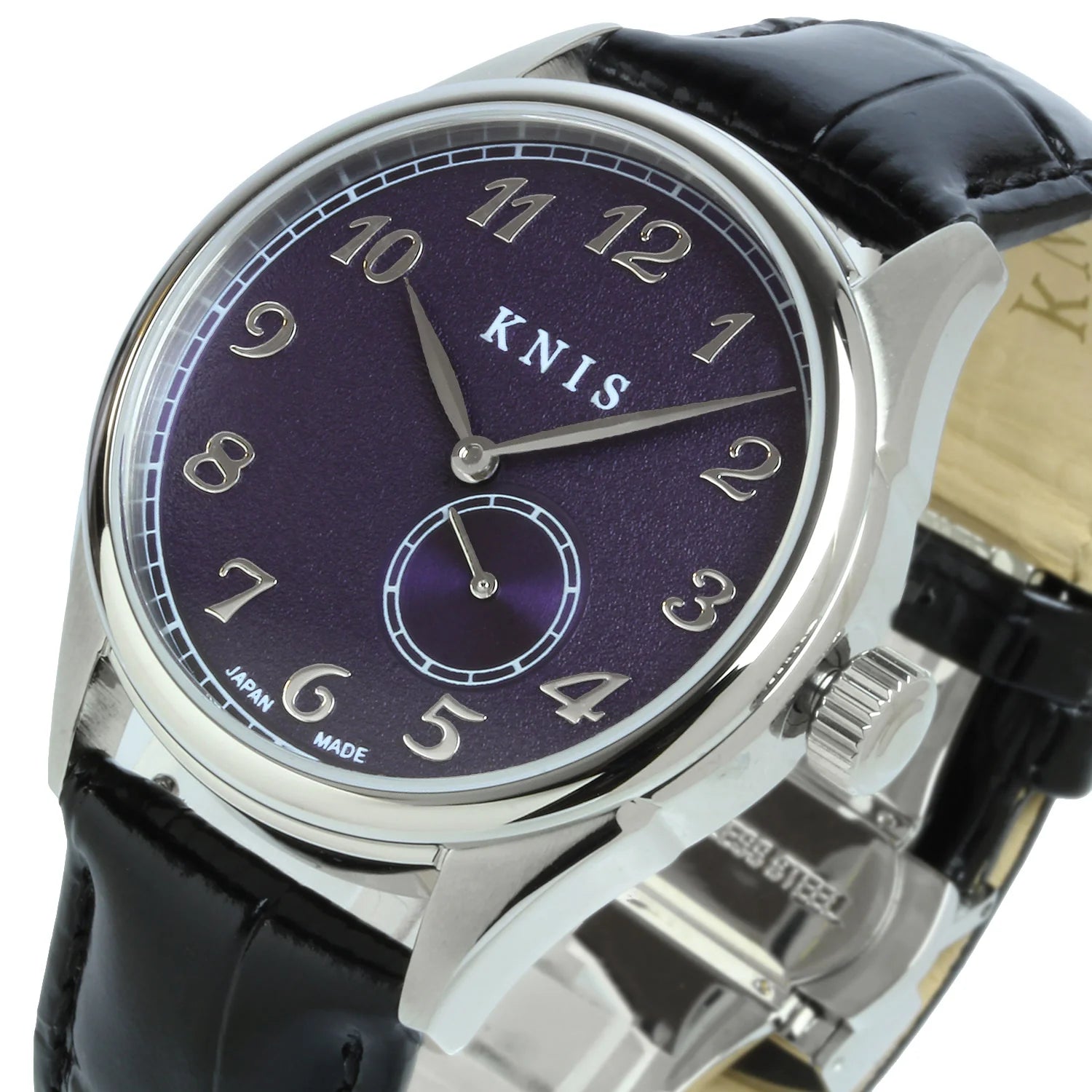 KNIS KODOU Small Seconds Automatic - Purple / Black Leather Strap (KN009-PPBKLE)