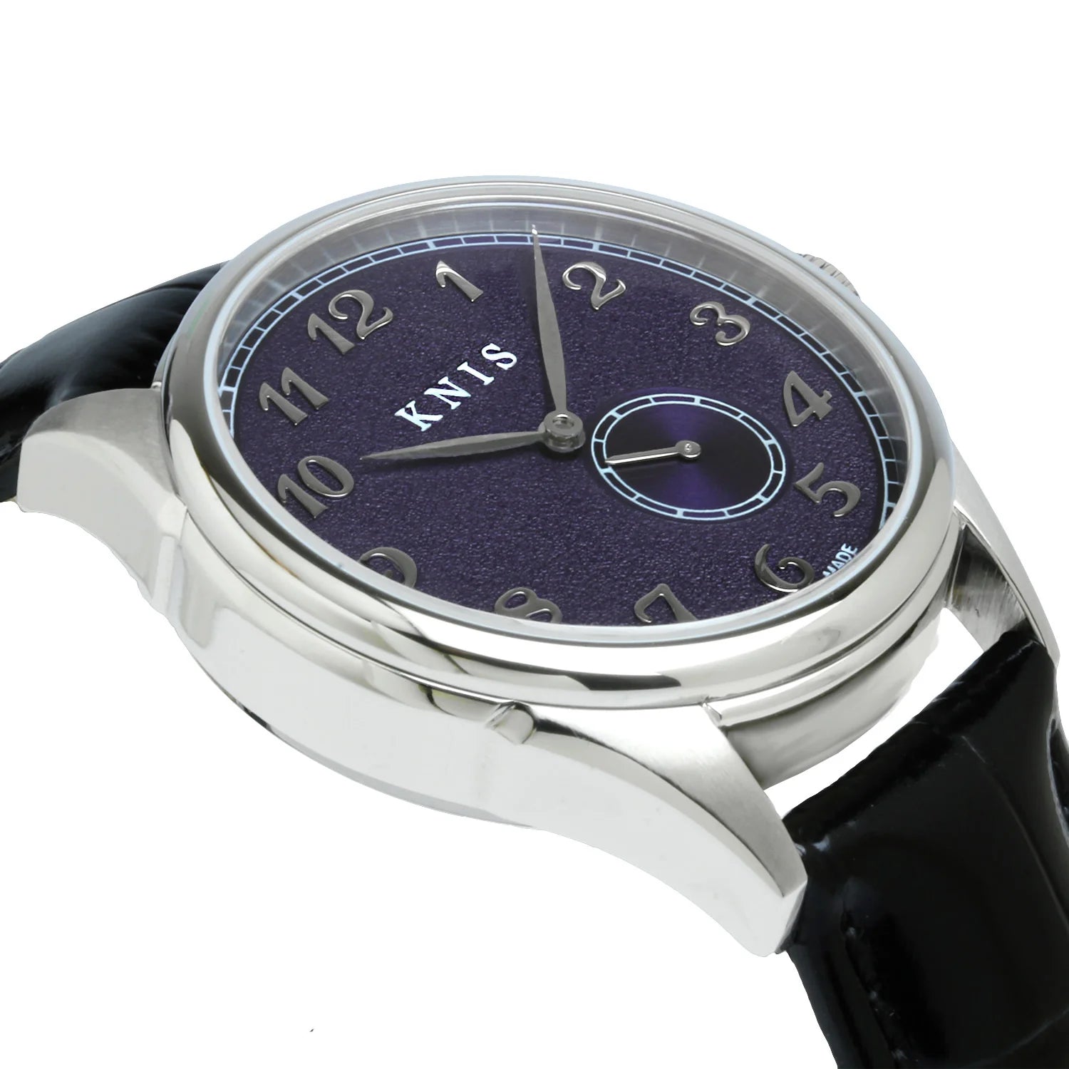 KNIS KODOU Small Seconds Automatic - Purple / Black Leather Strap (KN009-PPBKLE)