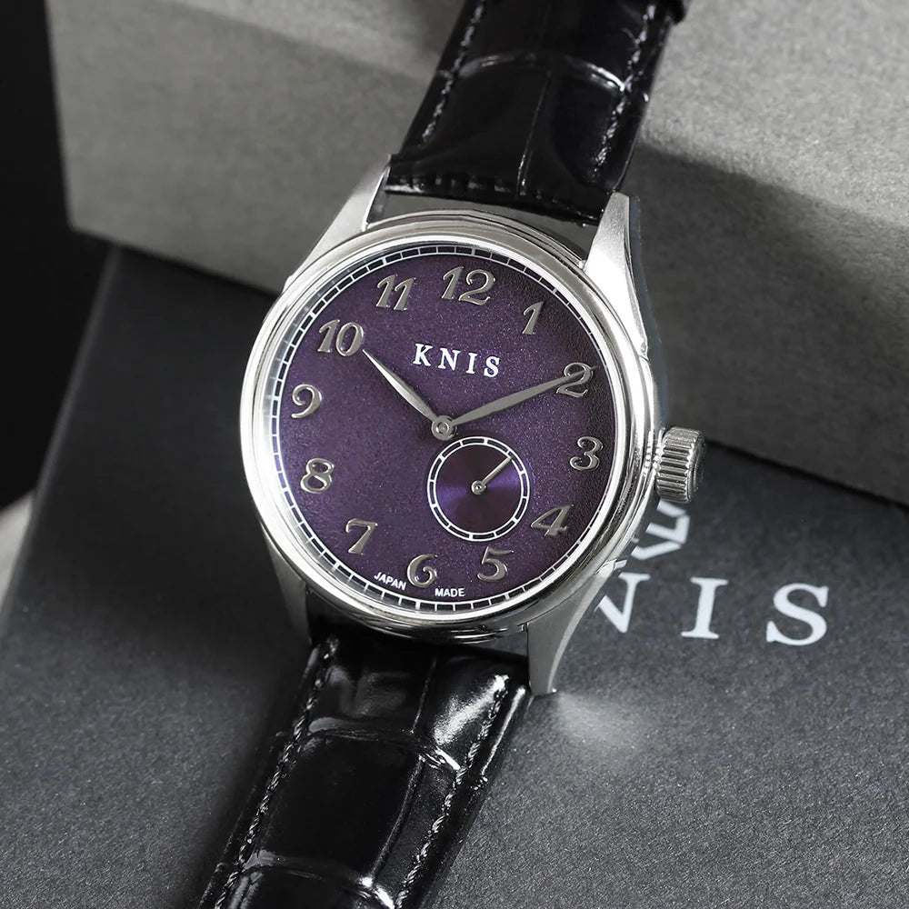 KNIS KODOU Small Seconds Automatic - Purple / Black Leather Strap (KN009-PPBKLE)