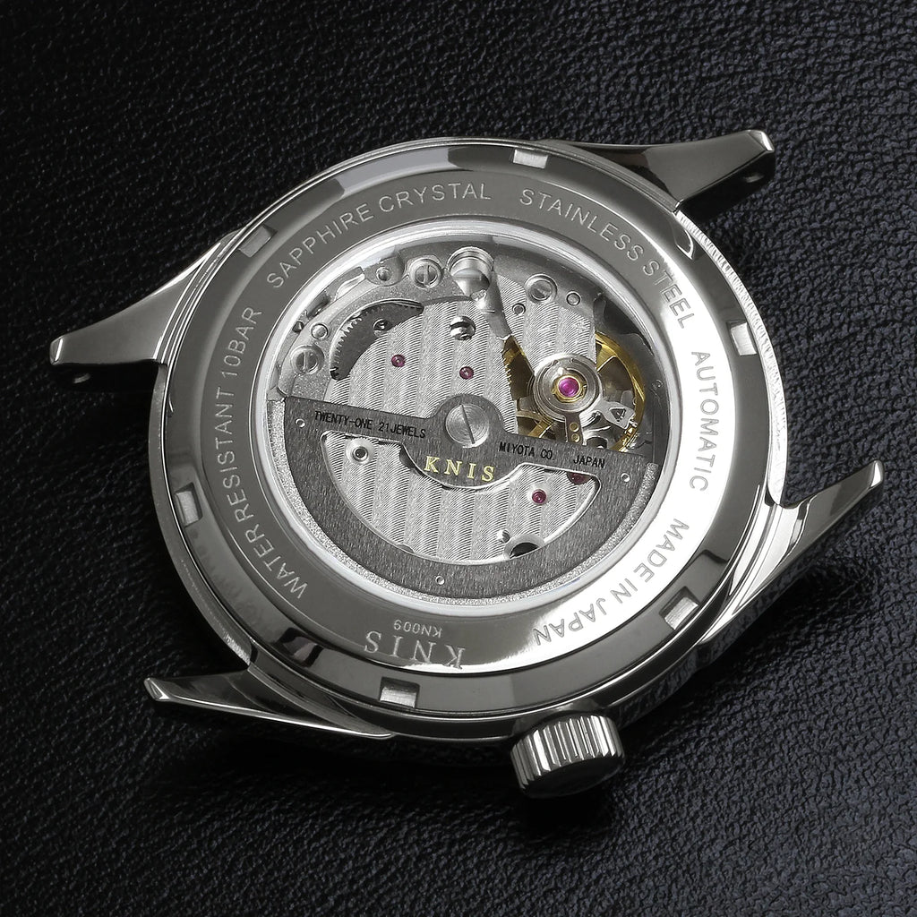 KNIS KODOU Small Seconds Automatic - Purple / Black Leather Strap (KN009-PPBKLE)