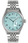 KNIS KODOU Small Seconds Automatic - Ice Blue / Stainless Steel Bracelet (KN009-IBLRC)