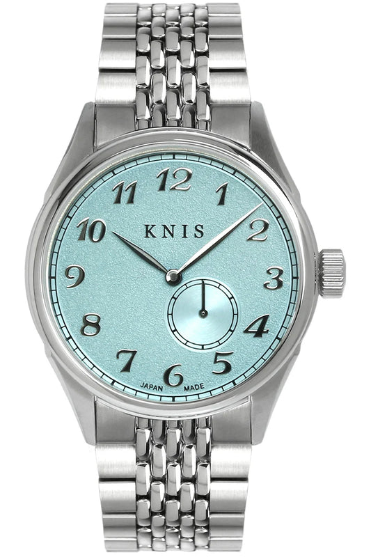 KNIS KODOU Small Seconds Automatic - Ice Blue / Stainless Steel Bracelet (KN009-IBLRC)