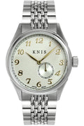 KNIS KODOU Small Seconds Automatic - Champagne Gray / Stainless Steel Bracelet (KN009-SGYRC)